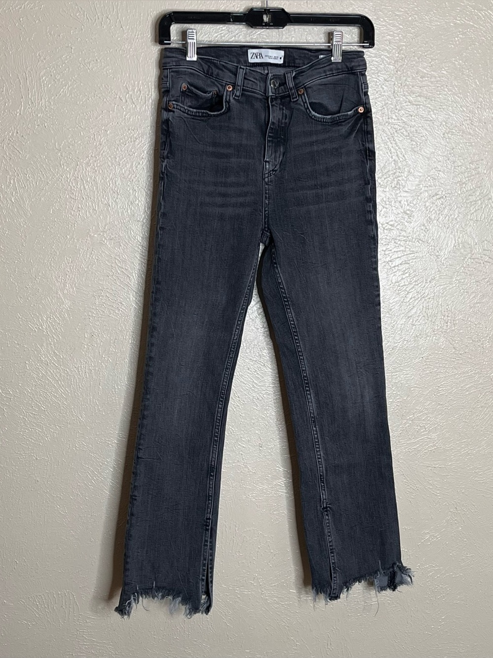 Zara the bootcut high waisted ankle jeans